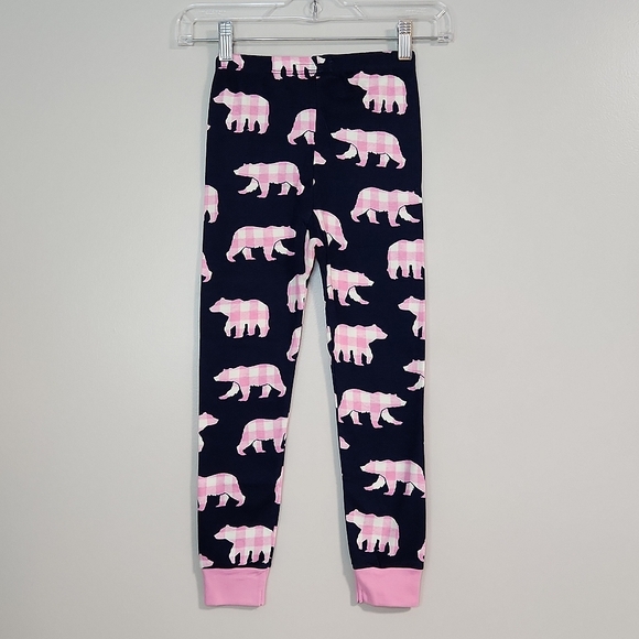 🔥FINAL💲⬇️Hatley/Little Blue House Cotton Pink Plaid Bears Kids PJ's, SZ 4*~NWT - Picture 5 of 12